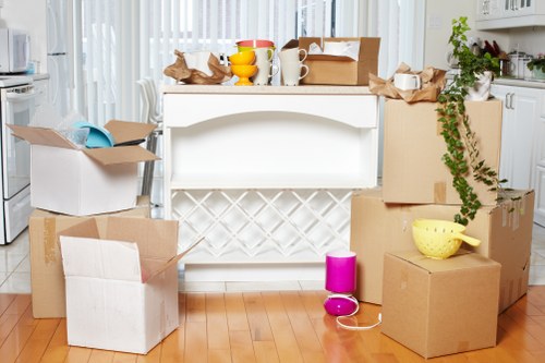 Residential flat move in a London building near Earls Court