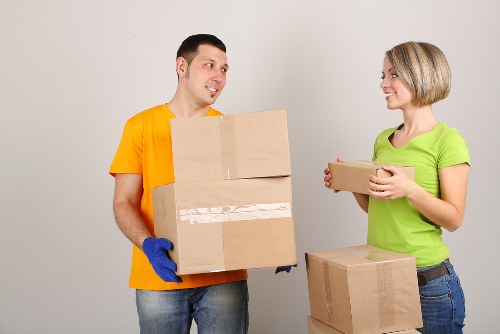 A removals van prepared for flat and office moves in Earls Court