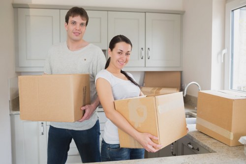 Local movers handling office furniture in Earls Court